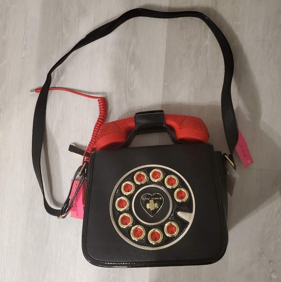 betsey johnson rotary phone purse